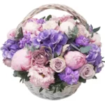 Корзина с цветами Любовь и жизнь